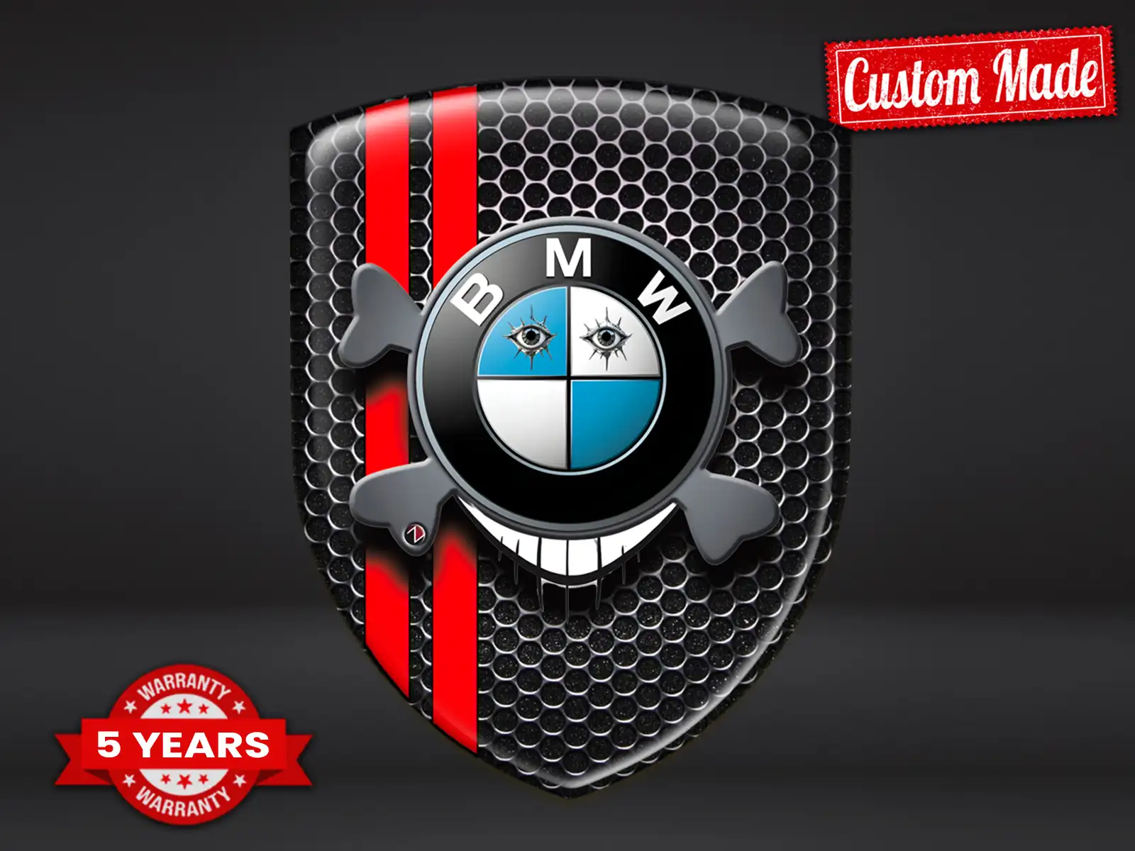 BMW Adesivi Vetri Auto Stile Corsa Regolabili